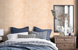 Обои 22CT-G фото в интерьере спальни превью