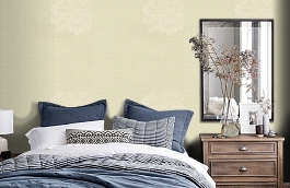 Обои 2VNG-G фото в интерьере спальни превью