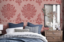 Обои 30VNG-D фото в интерьере спальни превью