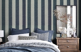 Обои 57CT-M фото в интерьере спальни превью