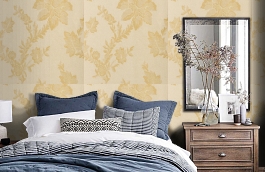 Обои 5CT-F фото в интерьере спальни превью