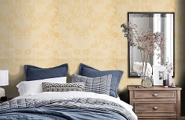 Обои 5CT-G фото в интерьере спальни превью