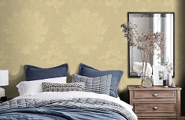 Обои 5VNG-D фото в интерьере спальни превью