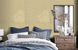 Обои 5VNG-G фото в интерьере спальни превью