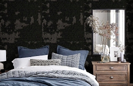 Обои 61N фото в интерьере спальни превью