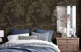 Обои 64NG-D фото в интерьере спальни превью