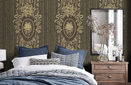 Обои 64P фото в интерьере спальни превью