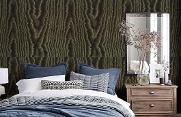 Обои 65NG-M фото в интерьере спальни превью