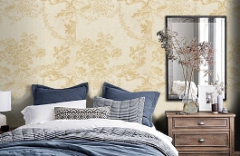 Обои 70MR-D фото в интерьере спальни превью