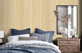 Обои 70R фото в интерьере спальни превью