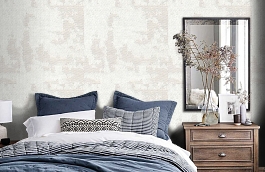 Обои 71N фото в интерьере спальни превью