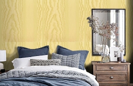 Обои 73MR-R фото в интерьере спальни превью