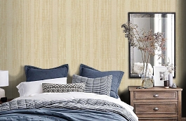 Обои 74R фото в интерьере спальни превью