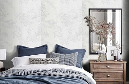 Обои 76MR-D фото в интерьере спальни превью