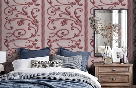 Обои 78MR-C фото в интерьере спальни превью