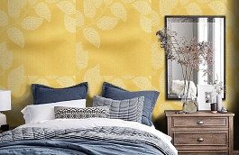 Обои 8PPV-B фото в интерьере спальни превью