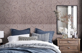 Обои 9lvd-b фото в интерьере спальни превью