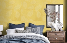 Обои 9PPV-C фото в интерьере спальни превью