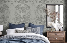 Обои FLD-2D фото в интерьере спальни превью