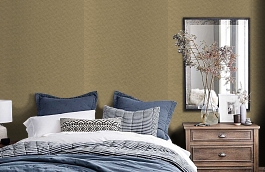 Обои FLD-6U фото в интерьере спальни превью