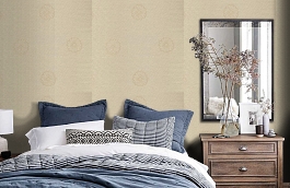 Обои FLD-9F фото в интерьере спальни превью