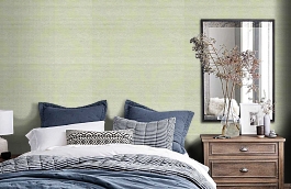 Обои ST4 D фото в интерьере спальни превью