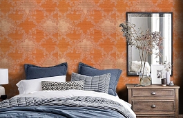 Обои ST5 H фото в интерьере спальни превью