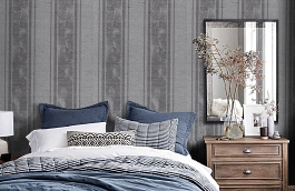 Обои ST7 R фото в интерьере спальни превью