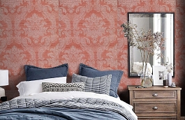 Обои ST8 D фото в интерьере спальни превью
