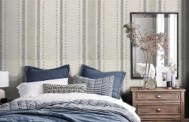 Обои nf-12r фото в интерьере спальни превью