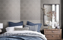 Обои KTE03008 фото в интерьере спальни превью