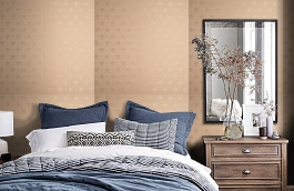 Обои KTE03030 фото в интерьере спальни превью