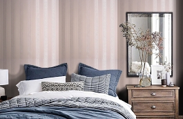 Обои KTE03039 фото в интерьере спальни превью