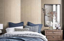 Обои KTE03041 фото в интерьере спальни превью