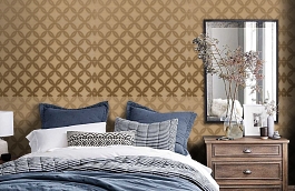 Обои VA10C фото в интерьере спальни превью