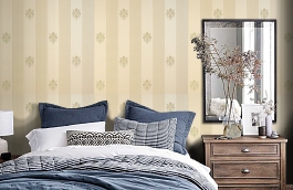 Обои KTE05005 фото в интерьере спальни превью