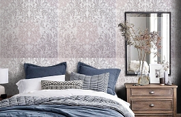 Обои KTE05016 фото в интерьере спальни превью