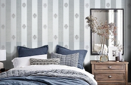 Обои KTE05020 фото в интерьере спальни превью