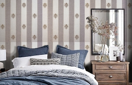 Обои KTE05026 фото в интерьере спальни превью