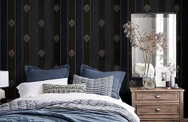 Обои KTE05028 фото в интерьере спальни превью