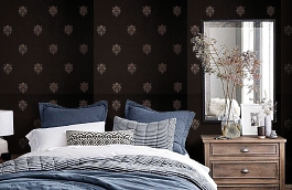 Обои KTE05031 фото в интерьере спальни превью