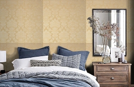 Обои KTE06012 фото в интерьере спальни превью