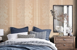 Обои KTE06013 фото в интерьере спальни превью