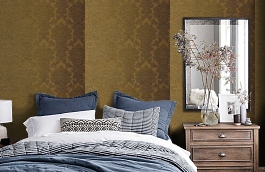 Обои KTE06024 фото в интерьере спальни превью