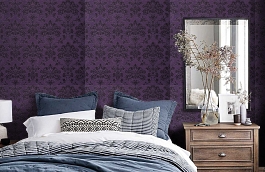 Обои KTE06032 фото в интерьере спальни превью