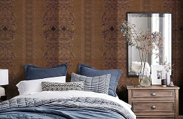 Обои KTE06042 фото в интерьере спальни превью