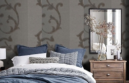 Обои 11SU-R фото в интерьере спальни превью