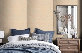 Обои 1SA-C фото в интерьере спальни превью