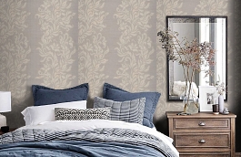 Обои 2SA-E фото в интерьере спальни превью