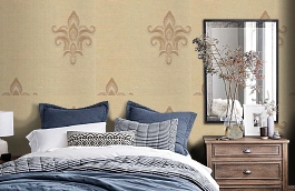 Обои 4SA-B фото в интерьере спальни превью